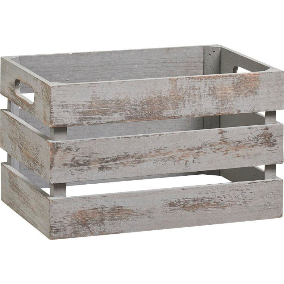 Zeller Present Houten kist Vintage Diepte: ca. 21 cm, Breedte: ca. 31 cm (1 stuk) afbeelding 1