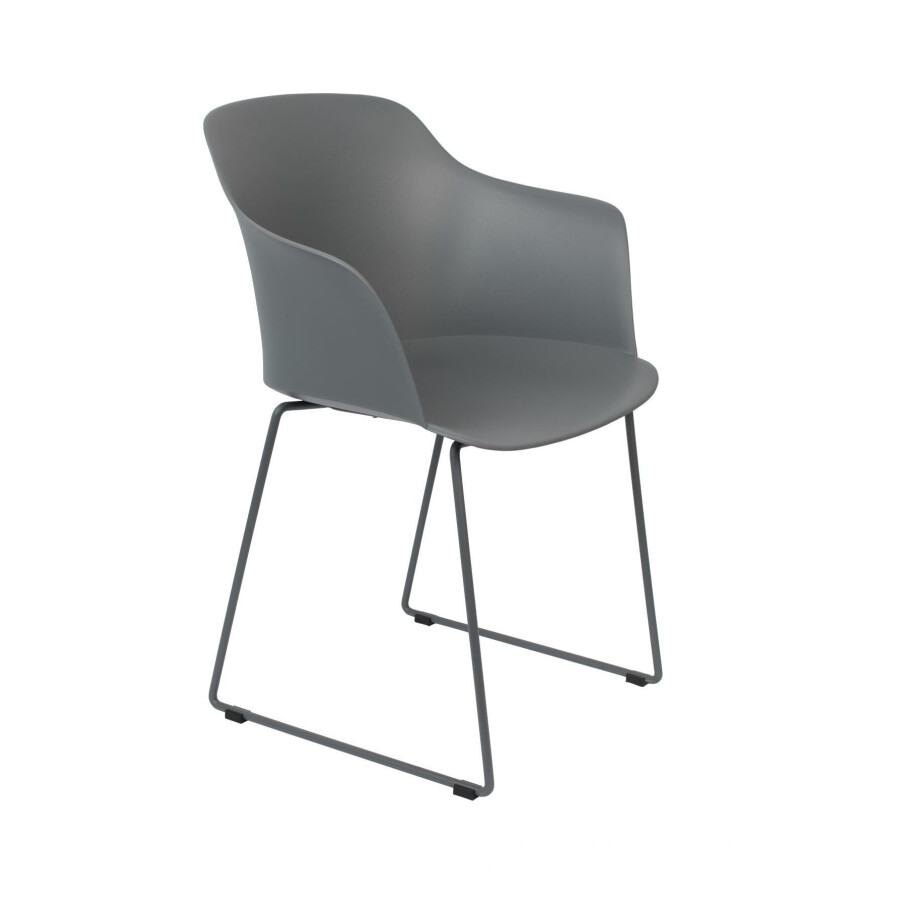 ZILT Eetkamerstoel 'Claus', kleur Grijs ZILT Eetkamerstoel 'Claus', kleur Grijs afbeelding 1