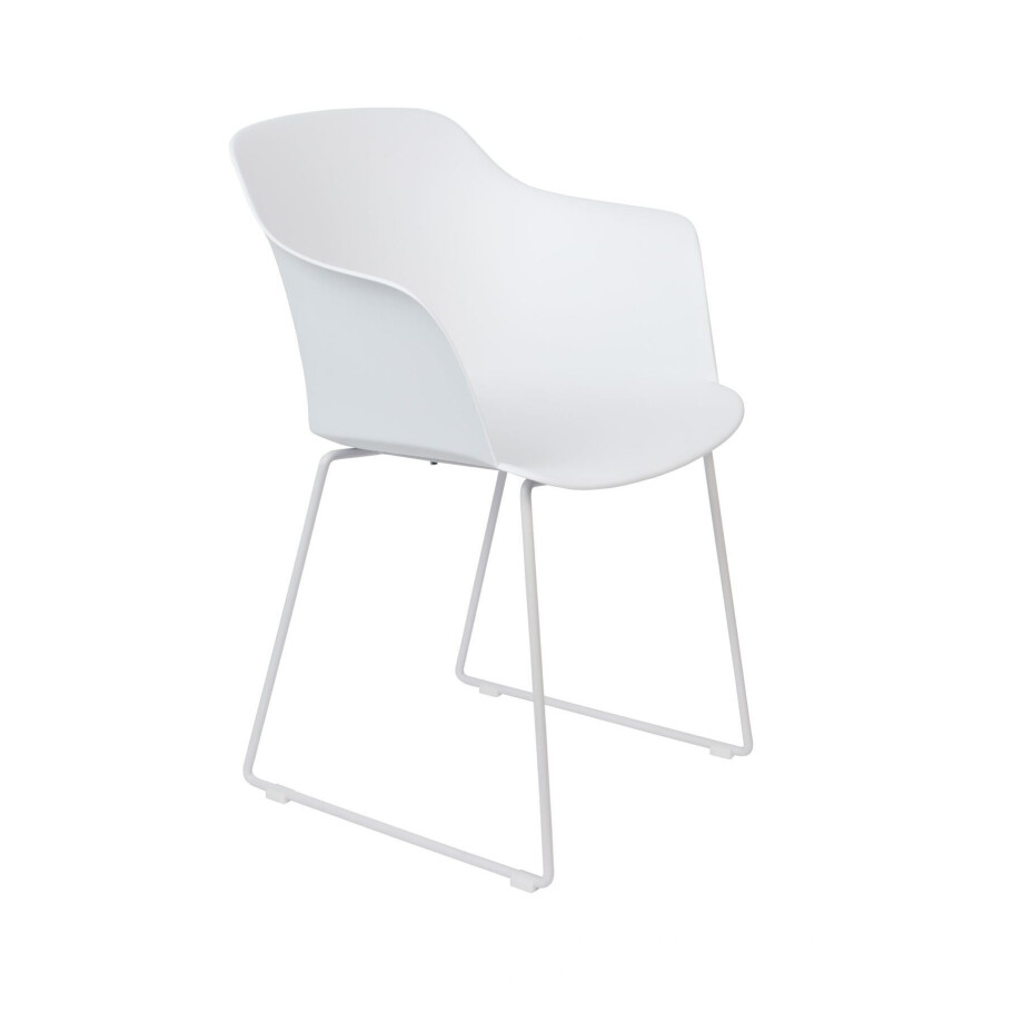 ZILT Eetkamerstoel 'Vivi', kleur Wit ZILT Eetkamerstoel 'Vivi', kleur Wit afbeelding 1