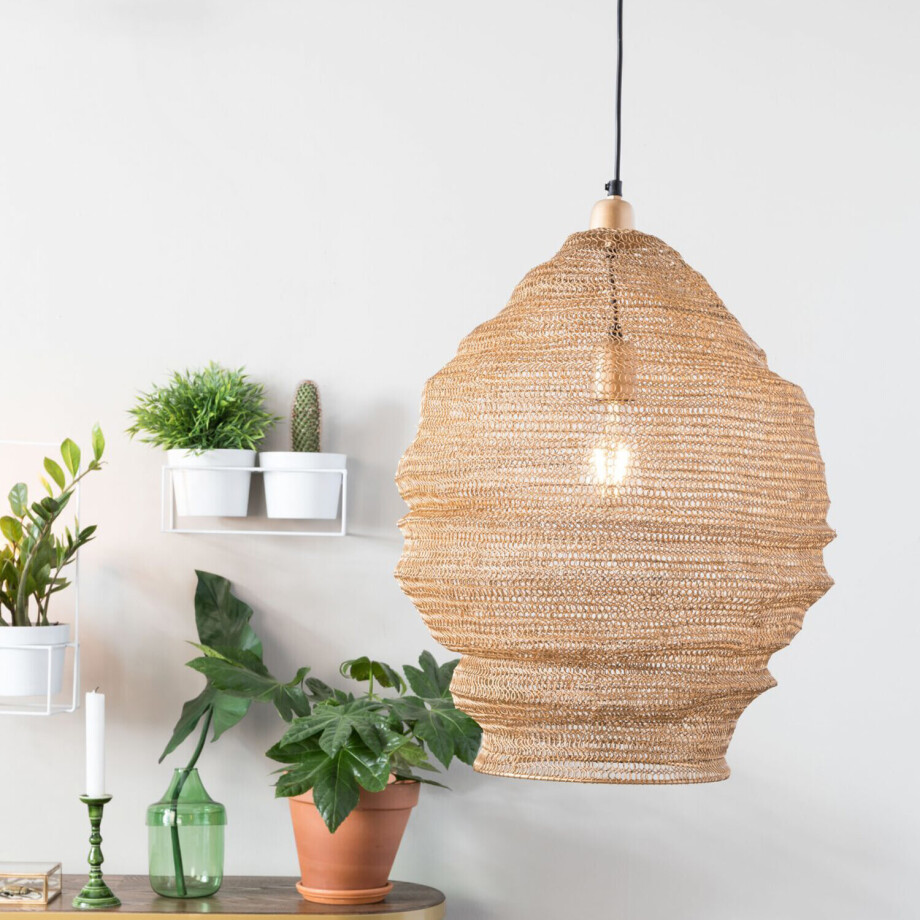 ZILT Hanglamp 'Toke' Large kleur goud afbeelding 
