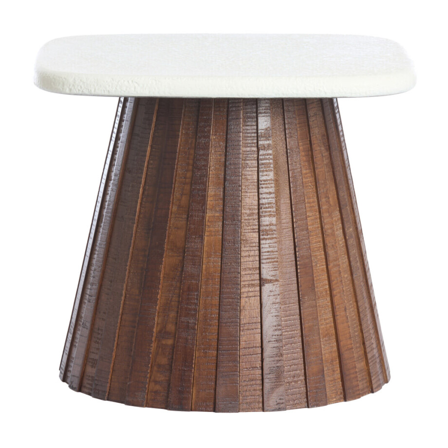 Light & Living Bijzettafel 'Okato' Teakhout, 40cm hoog Light & Living Bijzettafel 'Okato' Teakhout, 40cm hoog afbeelding