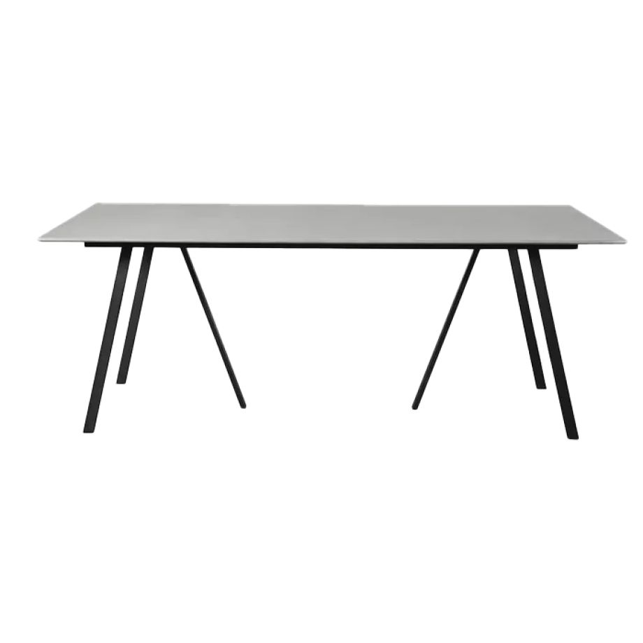 Zola tuintafel grijs - 200 x 100 cm afbeelding 1