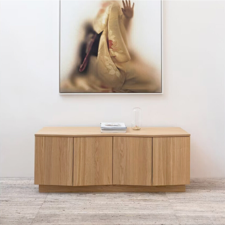 WOOOD TV-meubel 'Zuma' Eikenhout, 133cm afbeelding 