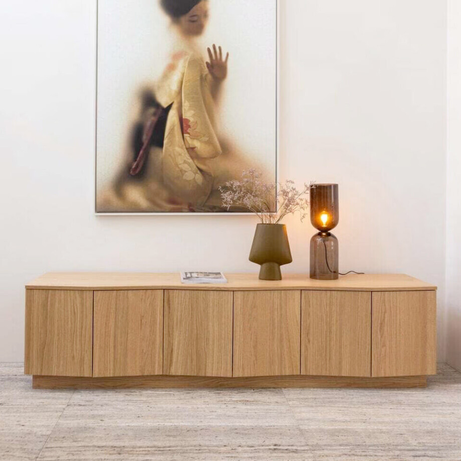 WOOOD TV-meubel 'Zuma' Eikenhout, 200cm afbeelding 