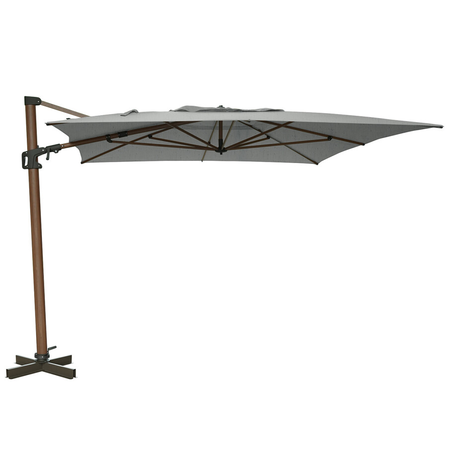 Zweefparasol Lagos 300x400 (mellow silver) afbeelding 