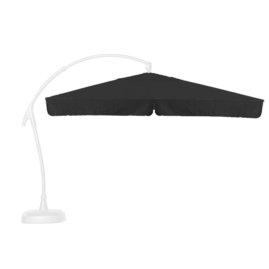 Zweefparasoldoek Hartman Reflexion en Scope zweefparasol 320x320cm vierkant grijs (polyester) Zweefparasoldoek Hartman Reflexion en Scope zweefparasol 320x320cm vierkant grijs (polyester) afbeelding