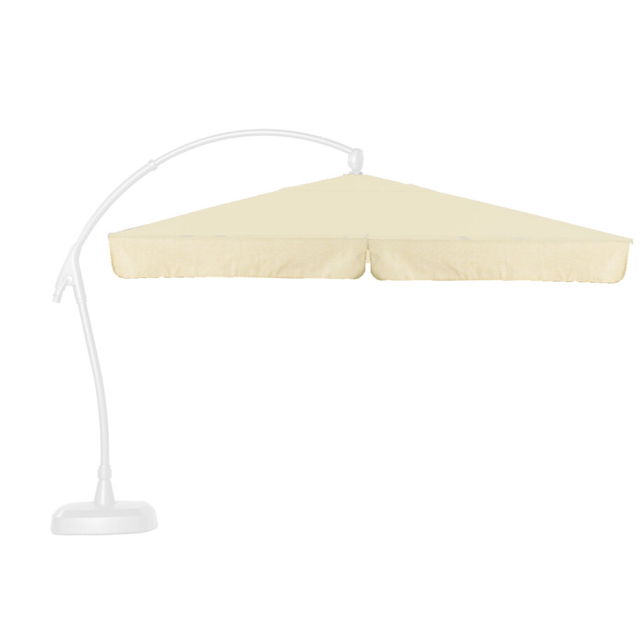 Zweefparasoldoek Hartman Reflexion en Scope zweefparasol 320x320cm vierkant naturel (polyester) Zweefparasoldoek Hartman Reflexion en Scope zweefparasol 320x320cm vierkant naturel (polyester) afbeelding