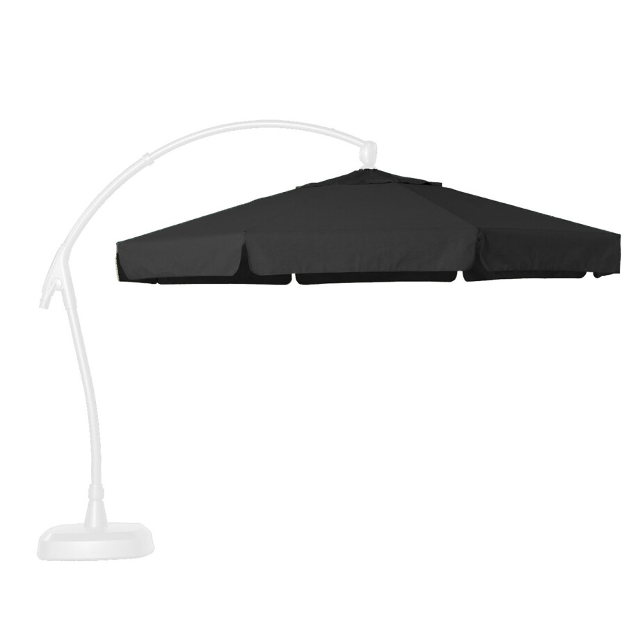Zweefparasoldoek Hartman Reflexion en Scope zweefparasol 350cm rond grijs (polyester) Zweefparasoldoek Hartman Reflexion en Scope zweefparasol 350cm rond grijs (polyester) afbeelding