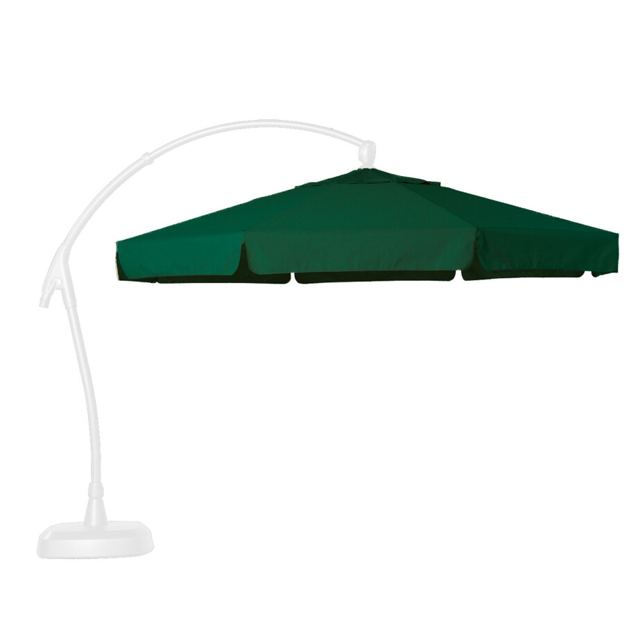 Zweefparasoldoek Hartman Reflexion en Scope zweefparasol 350cm rond groen (polyester) Zweefparasoldoek Hartman Reflexion en Scope zweefparasol 350cm rond groen (polyester) afbeelding