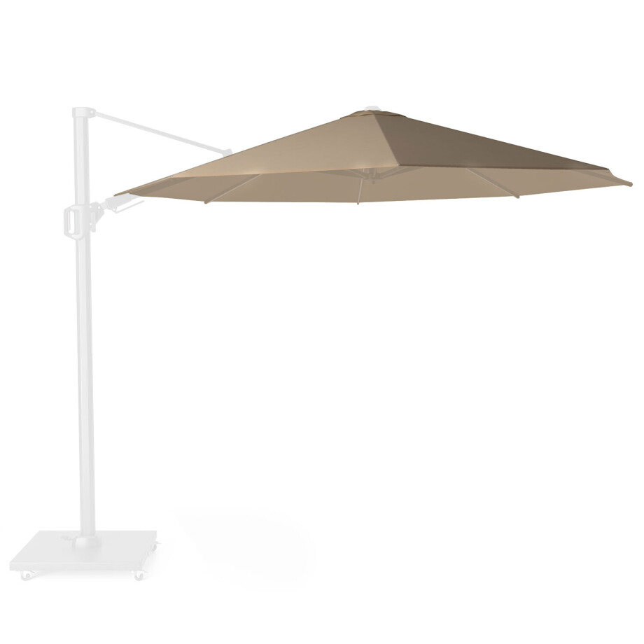 Zweefparasoldoek Platinum Challenger T2 350cm rond (Taupe) Zweefparasoldoek Platinum Challenger T2 350cm rond (Taupe) afbeelding