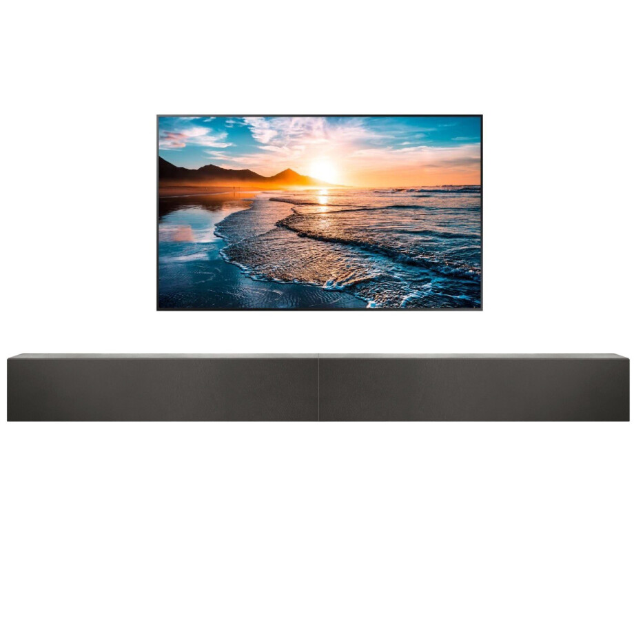 Zwevend Tv-meubel Tesla 276 cm breed Lava Zwevend Tv-meubel Tesla 276 cm breed Lava afbeelding 1