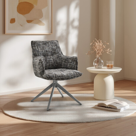 Tavaro - Eetkamerstoel Grijs afbeelding2 - 1