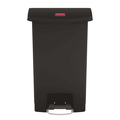 Rubbermaid Pedaalemmer Slim Jim 50 L zwart afbeelding2 - 1