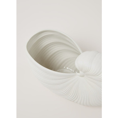 ferm LIVING Shell bloempot van aardewerk voor binnen 31 x 20 cm afbeelding2 - 1