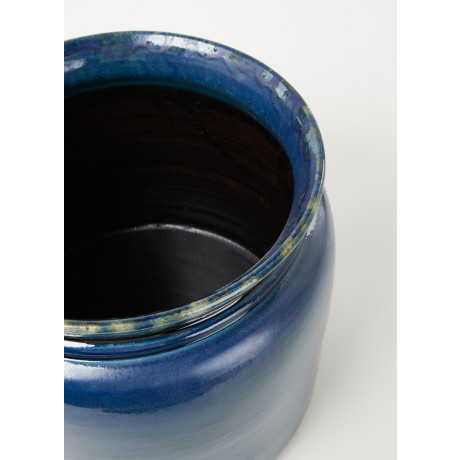 Serax Reactive Blue L bloempot van keramiek voor binnen Ø30 cm afbeelding2 - 1