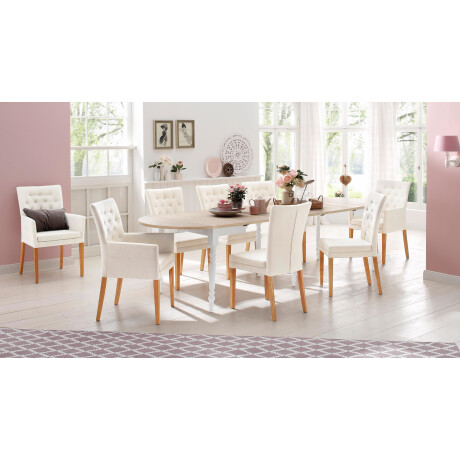 Home affaire Eetkamerstoel Colorado BESTSELLER Polsterstoel Poten in eiken of noten. In set van 2, 4 of 6 afbeelding2 - 1
