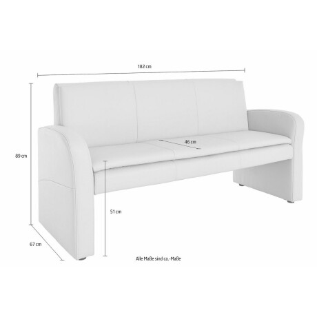 exxpo - sofa fashion Hockerbank Cortado, 3-zits keukenbank met hoog zitcomfort afbeelding2 - 1