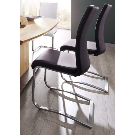 MCA furniture Vrijdragende stoel Arco set van 2, 4 en 6 stuks, stoel belastbaar tot 130 kg (set) afbeelding2 - 1