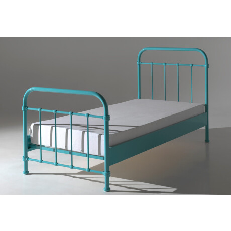 Vipack 1-persoonsledikant New York, bedframe metaal, poedergecoat, in tijdloos ontwerp afbeelding2 - 1