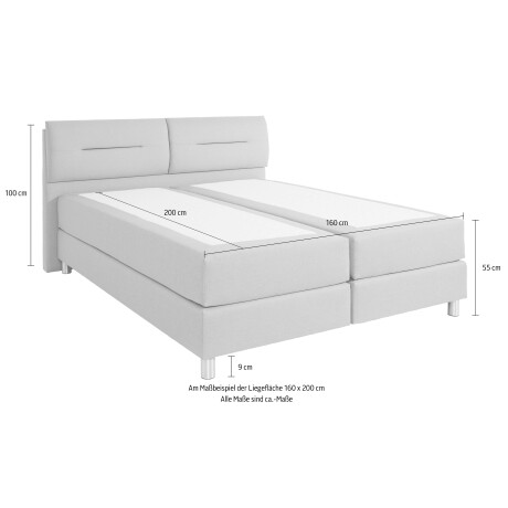 Maintal Boxspring incl. topmatras afbeelding2 - 1