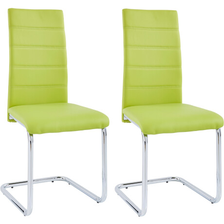 INOSIGN Vrijdragende stoel Adora (2 of set van 4) bekleding in imitatieleer, verchroomd metalen frame (set) afbeelding2 - 1