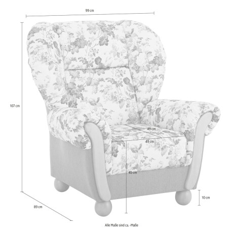 Home affaire Fauteuil Milano, oorkussen fauteuil (set) afbeelding2 - 1