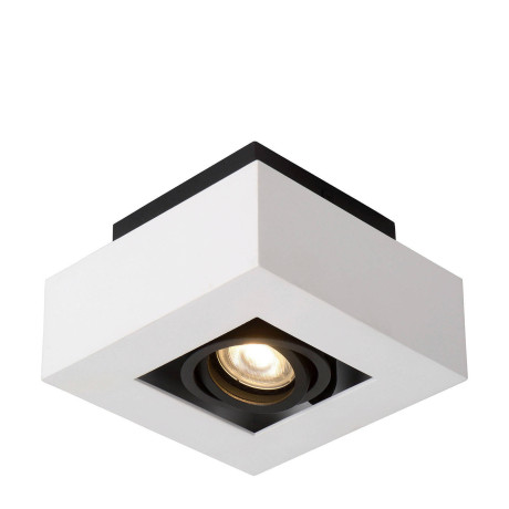 Lucide Lucide XIRAX - Plafondspot - LED Dim to warm - GU10 - 1x5W 2200K/3000K - Wit afbeelding2 - 1