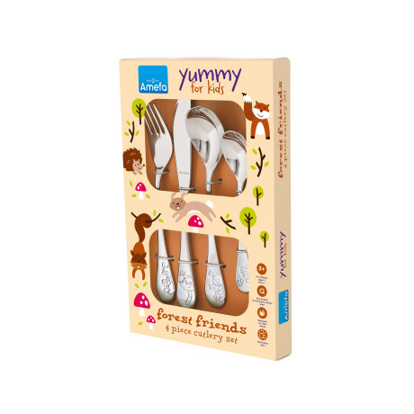 Amefa kinderbestekset Forest Friends (4-delig) (1 pers.) afbeelding2 - 1
