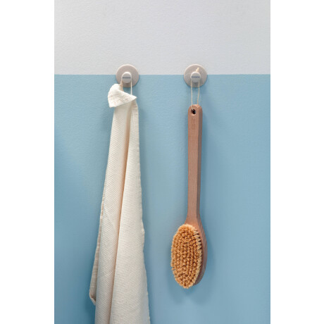 Brabantia ReNew Handdoekhaakjes - 2 stuks - Soft Beige afbeelding2 - 1