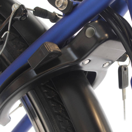 Saxonette Advanced Sport elektrische damesfiets 45 cm, 7 sp, blauw afbeelding2 - 1