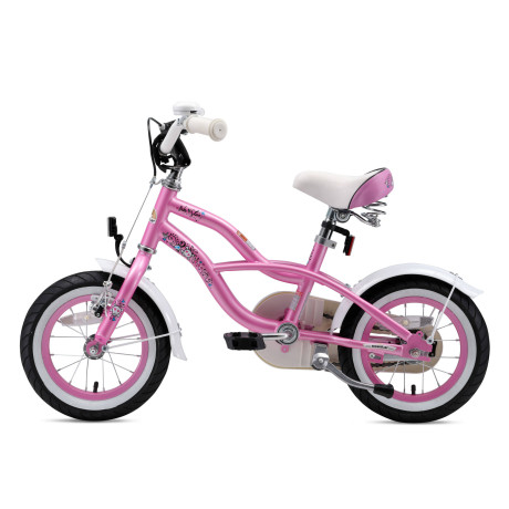 BikeStar Cruiser kinderfiets 12 inch roze afbeelding2 - 1