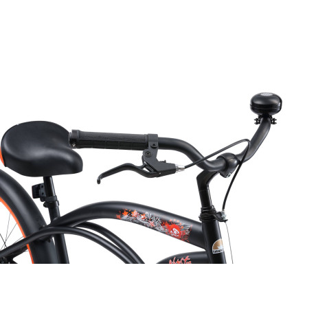 BikeStar Cruiser kinderfiets 24 inch zwart afbeelding2 - 1