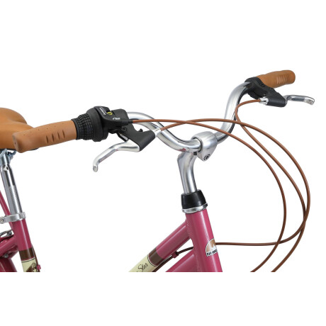BikeStar retro damesfiets, 26 inch, 7 sp derailleur, paars afbeelding2 - 1