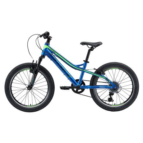 BikeStar MTB kinderfiets 20 inch blauw /groen, 7 speed afbeelding2 - 1