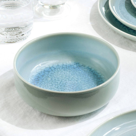 Villeroy & Boch Serviesset Crafted - Blueberry turquoise - 6-delig / 2 personen afbeelding2 - 1