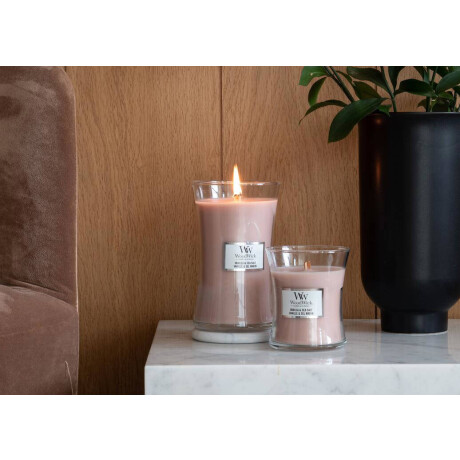 WoodWick geurkaars Vanilla & Sea Salt Medium afbeelding2 - 1