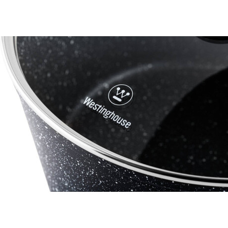 Westinghouse Pannenset Black Marble (Braadpan ø 24 cm + Steelpan ø 18 cm) - Inductie en alle andere warmtebronnen afbeelding2 - 1