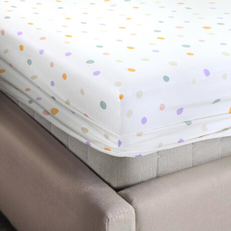 NOUS Kids katoenen hoeslaken ledikant afbeelding2 - 1