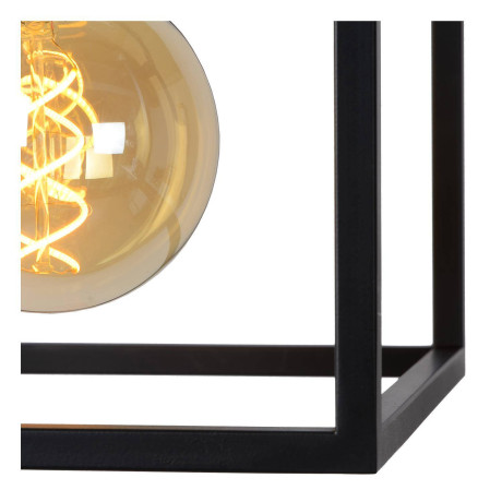 Lucide RUBEN - Hanglamp - 1xE27 - Zwart afbeelding2 - 1