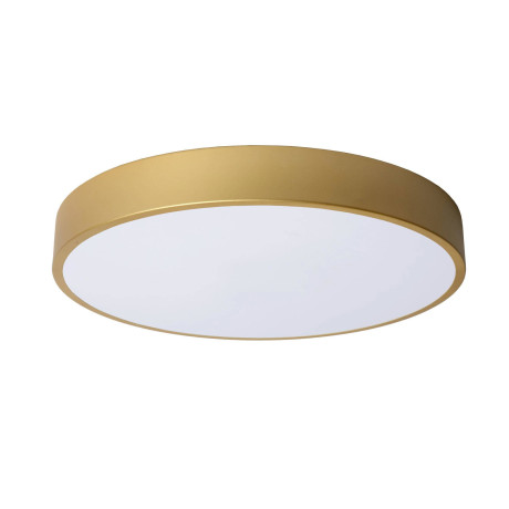 Lucide UNAR - Plafonnière - Ø 39,5 cm - LED Dimb. - 1x24W 2700K - 3 StepDim - Mat Goud / Messing afbeelding2 - 1