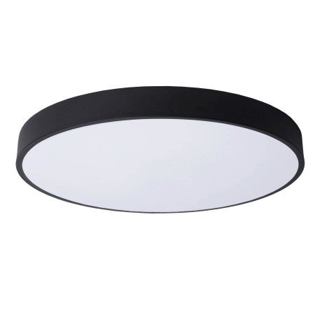 Lucide UNAR - Plafonnière - Ø 49,5 cm - LED Dimb. - 1x36W 2700K - 3 StepDim - Zwart afbeelding2 - 1