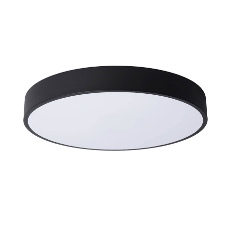 Lucide UNAR - Plafonnière - Ø 39,5 cm - LED Dimb. - 1x24W 2700K - 3 StepDim - Zwart afbeelding2 - 1