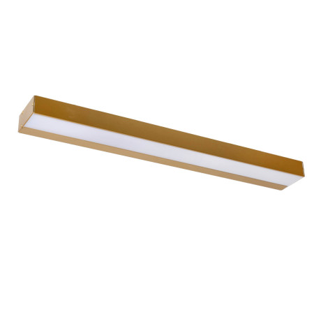 Lucide ALEXA - Wandlamp Badkamer - LED - 1x8W 3000K - IP44 - Mat Goud / Messing afbeelding2 - 1