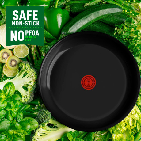 Tefal Renew Black keramische koekenpan 20 cm afbeelding2 - 1