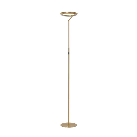 Lucide CELESTE - Vloerlamp - Ø 28 cm - LED Dimb. - 1x21W 2700K - Mat Goud / Messing afbeelding2 - 1