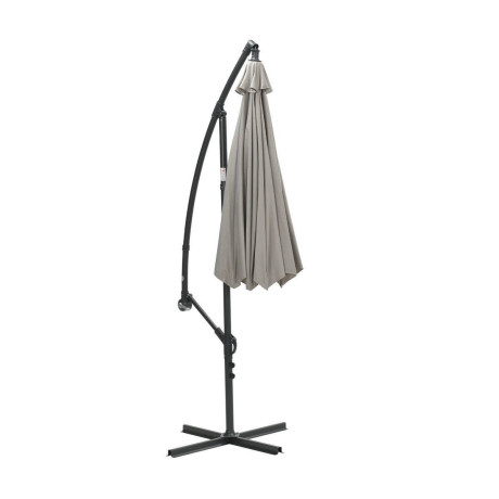 Garden Impressions Garden Impressions Athene parasol Ø300 - carbon black/ sand afbeelding2 - 1