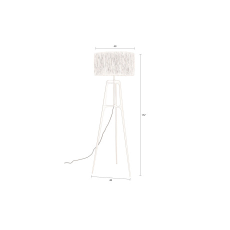 Dutchbone Dutchbone Afra Vloerlamp/ Staande lamp Paars Afra Vloerlamp/ Staande lamp Paars afbeelding2 - 1