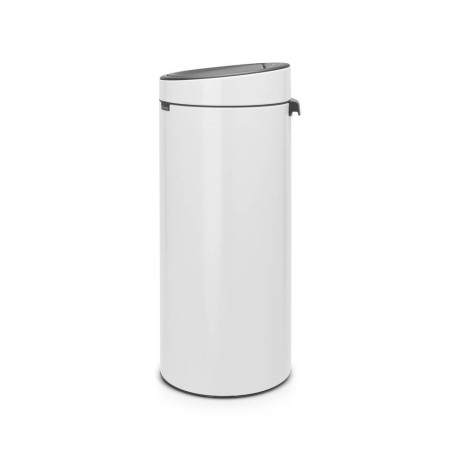 Brabantia Touch Bin afvalemmer 30L met kunststof binnenemmer - White afbeelding2 - 1