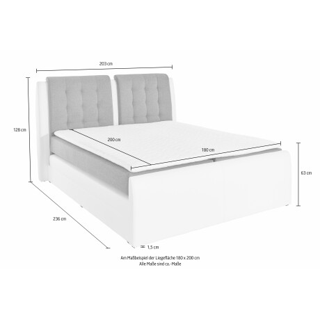 COLLECTION AB Boxspring Rubene inclusief bedkist en topper afbeelding2 - 1