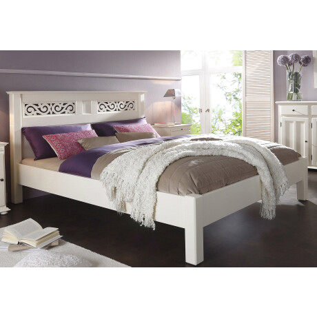 Home affaire Bed Arabeske van mooi massief beukenhout, met decoratief freeswerk in het hoofdbord afbeelding2 - 1